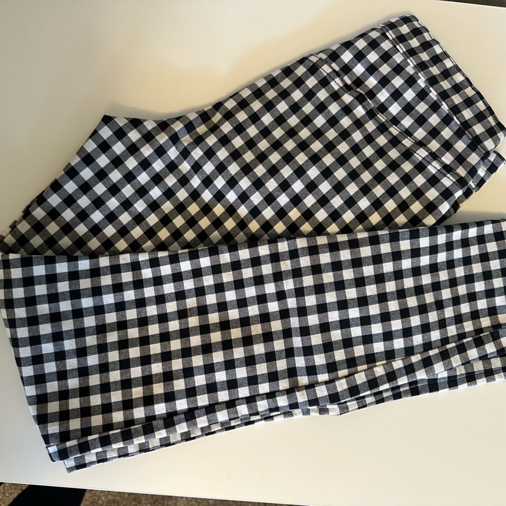 Checkered jeans